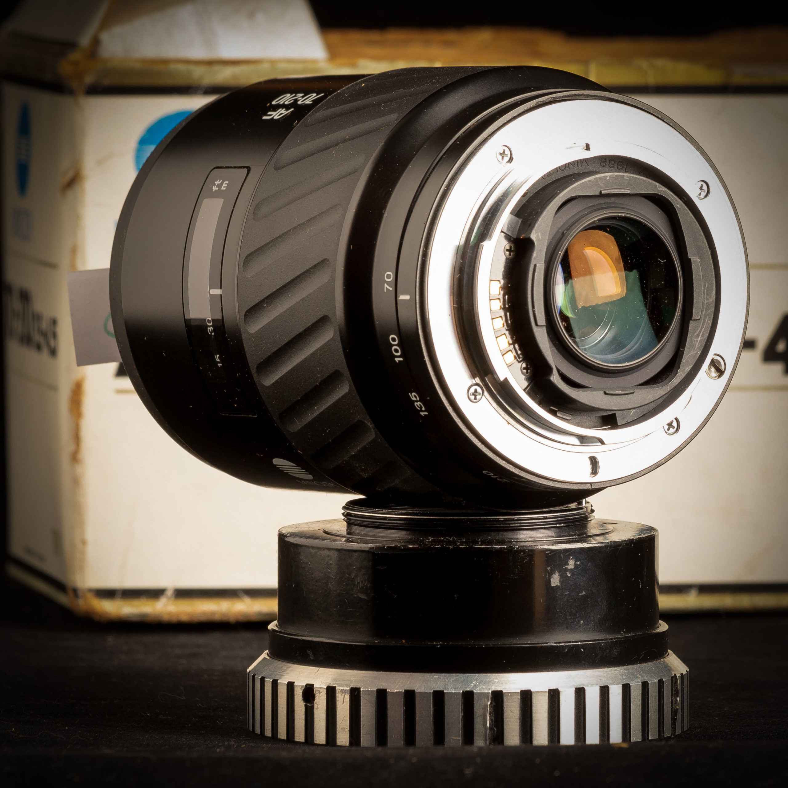 Minolta AF 70-210mm f3.5-4.5 MA - Zoom<br>Dekoráció - Donor - Image 2