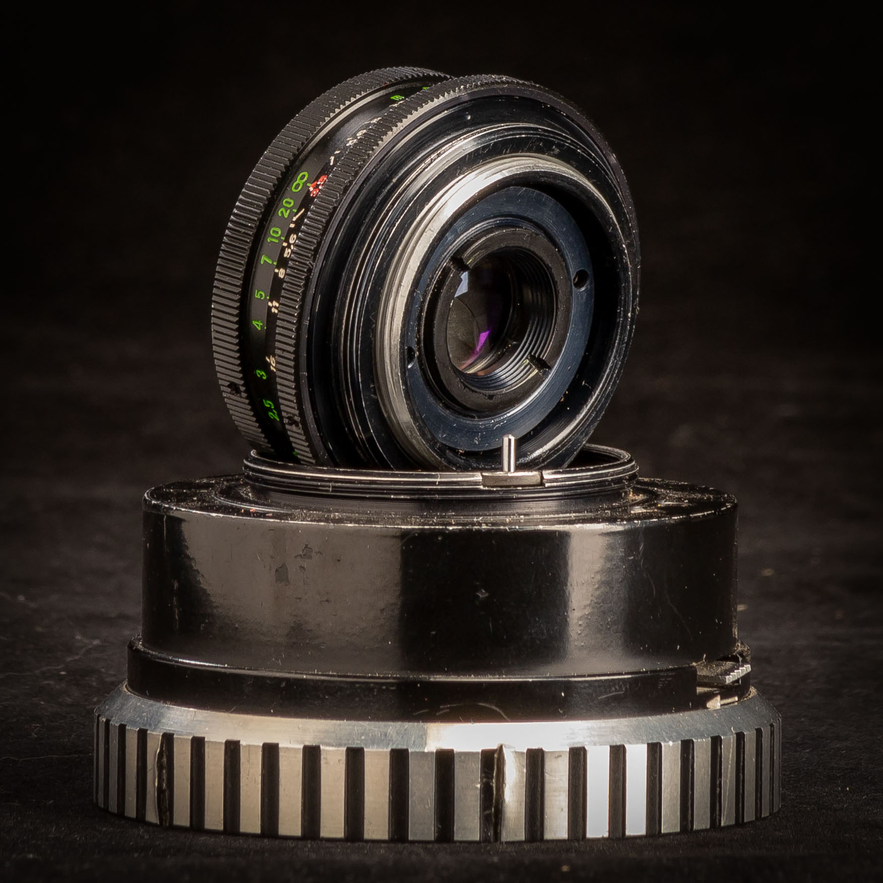 Industar 50-2 50mm f3.5 – M42 – Lampersky fotóbizományi – vintage