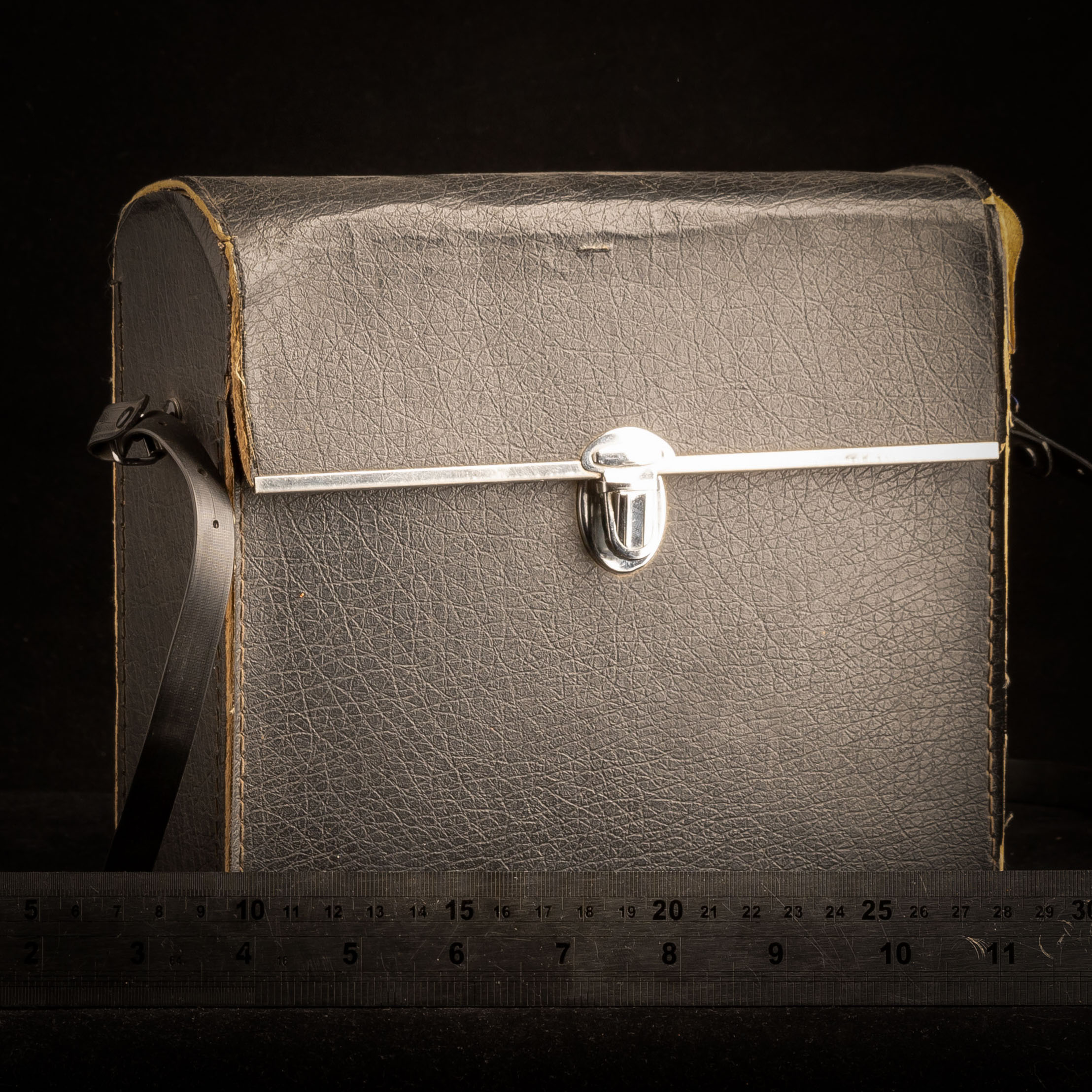 Vintage fekete Közepes Válltáska - Közepes