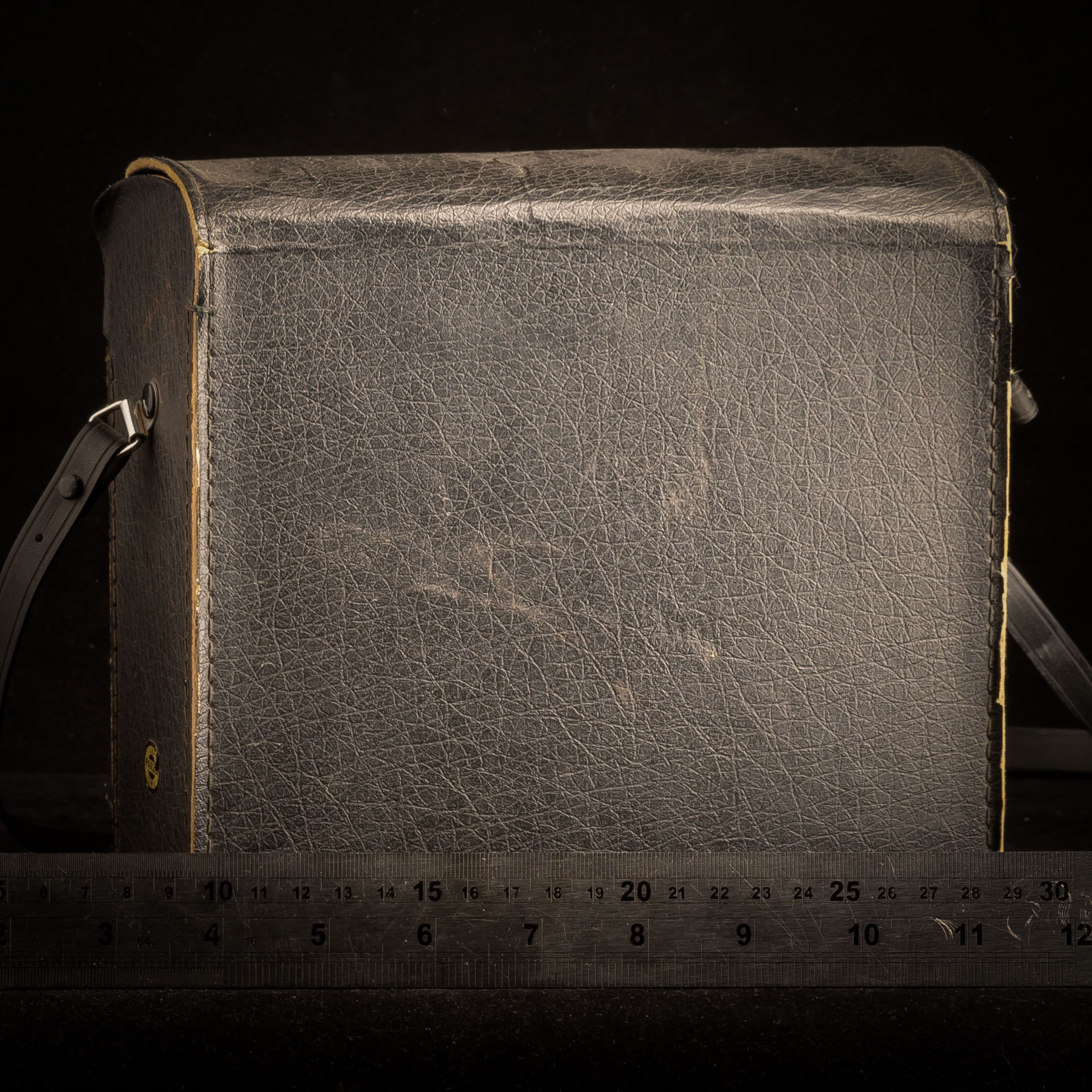 Vintage fekete Közepes Válltáska - Közepes - Image 2