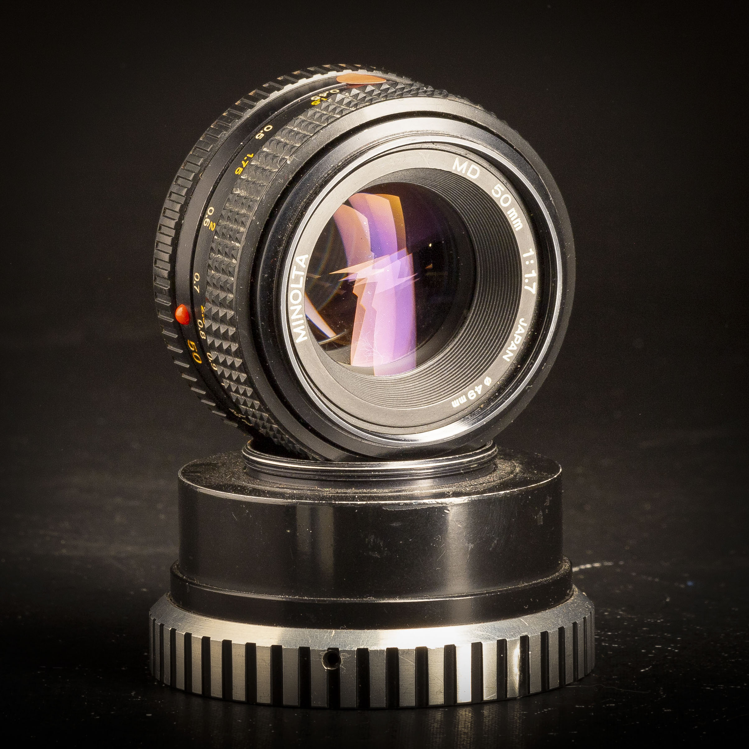 Minolta MD 50mm f1.7 MD Dekoráció – Donor – Lampersky fotóbizományi ...