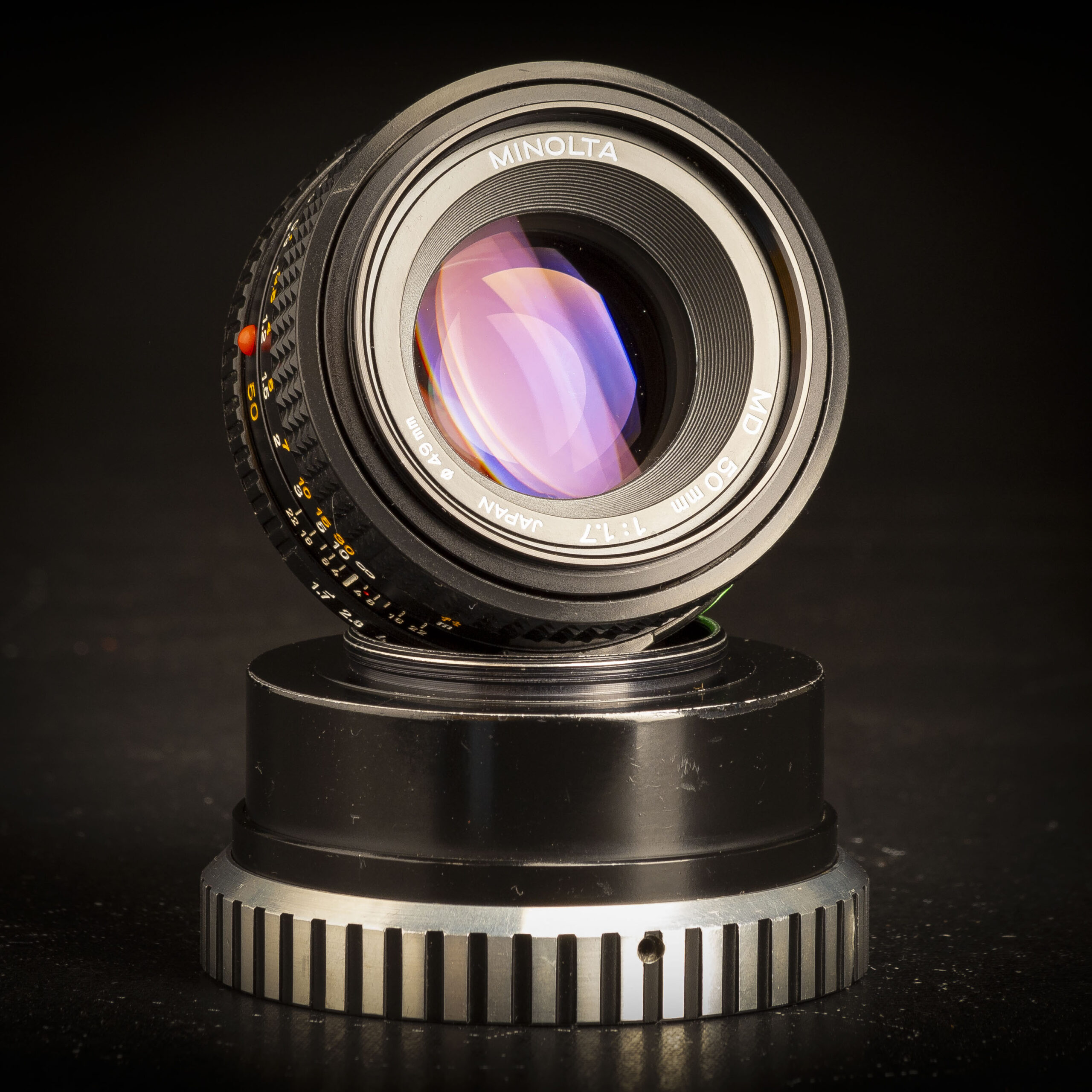 Minolta MD 50mm f1.7 – MD – Lampersky fotóbizományi – vintage cameras ...